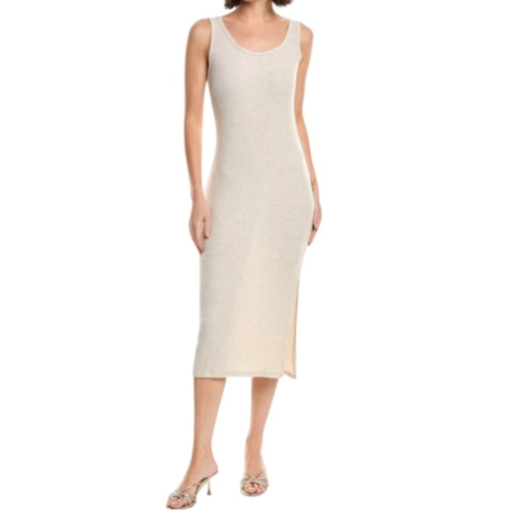 Project Social T NWT Oatmeal Ribbed Midi Dress - L